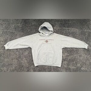 Harvard University Hoodie Men’s XL Gildan Heavy Blend Sweatshirt Gray Logo NCAA